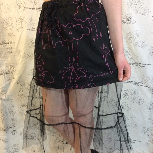 Japanese designer MINT Neko skirt - Picture 4 of 4